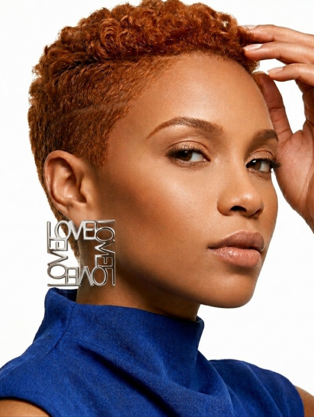 "Love" Out Loud Statement Earrings NWOT